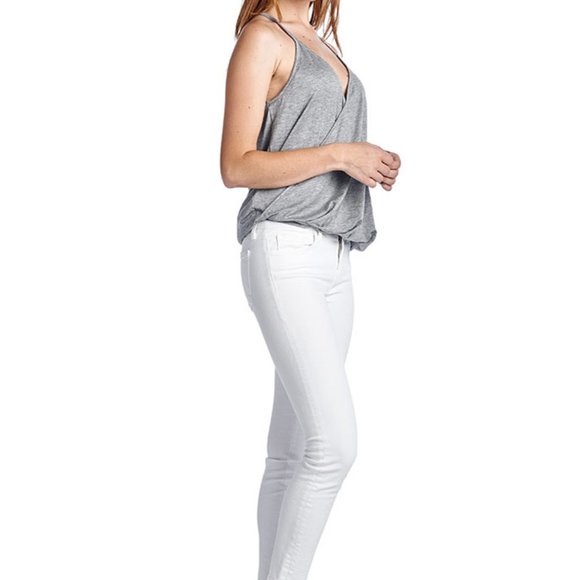 <CTT1016> Cross Front High Low Top - Picture 4 of 10